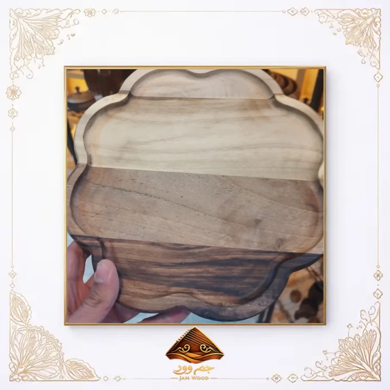 سینی دالبه چوبی